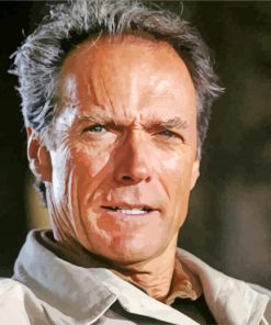 Actor Clint Eastwood Diamond Painting