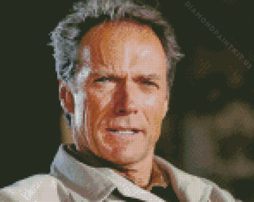 Actor Clint Eastwood Diamond Painting