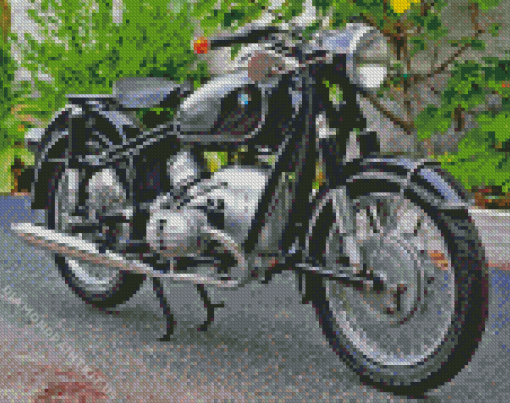 Airhead BMW Motorcycle Diamond Painting