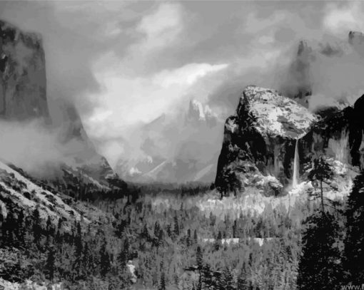 Ansel Adams Photographer Diamond Painting