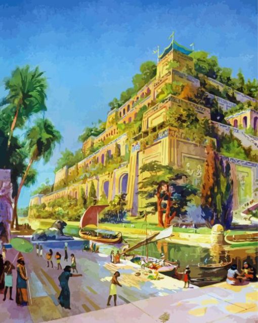 Hanging Gardens of Babylon Diamond Painting