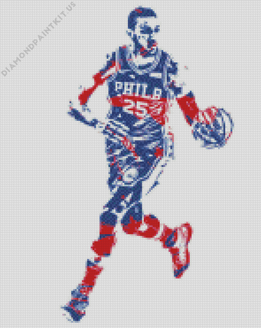 Ben Simmons Philadelphia 76ers Diamond Painting