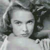 Black and White Janet Leigh Diamond Painting