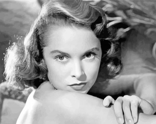 Black and White Janet Leigh Diamond Painting