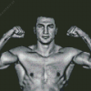 Black and White Wladimir Klitschko Diamond Painting