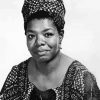 Black And White Poet Maya Angelou Diamond Painting