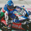 Blue Moto GP Diamond Painting