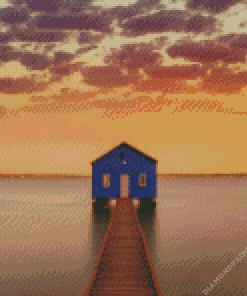 Boathouse Travel Diamond Painting