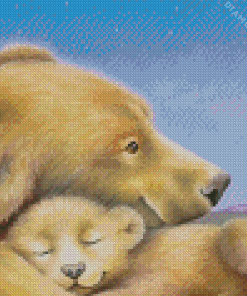 Brown Bears Diamond Painting