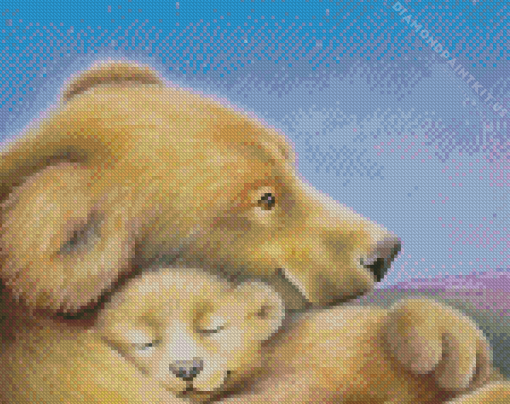 Brown Bears Diamond Painting