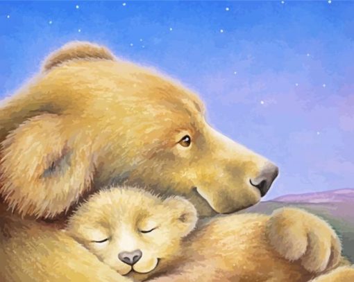 Brown Bears Diamond Painting