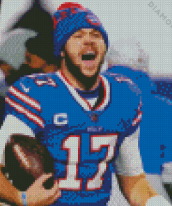 Buffalo Bills Footballer Diamond Painting