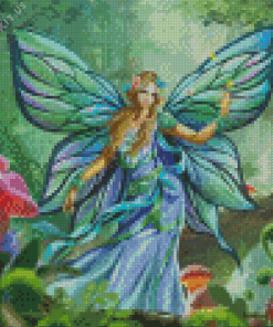 Butterfly Fairy In Forest Diamond Painting