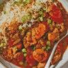 Cajun Gumbo Food Diamond Painting