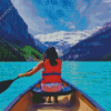 Canoeing Alone Diamond Painting