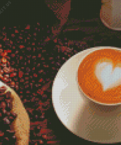 Cappucino Coffee Diamond Painting