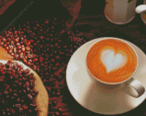 Cappucino Coffee Diamond Painting