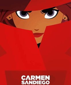 Carmen Sandiego Animation Diamond Painting