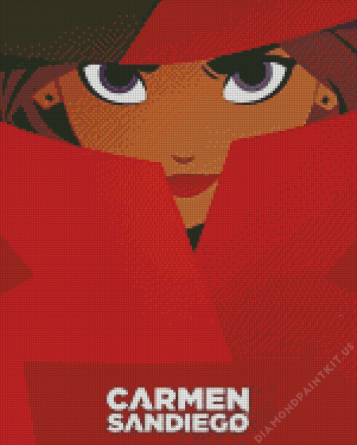 Carmen Sandiego Animation Diamond Painting