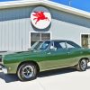 Classic Green Roadrunner Diamond Painting