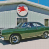 Classic Green Roadrunner Diamond Painting