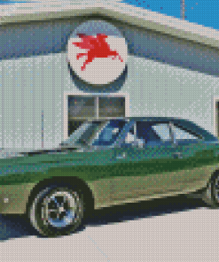 Classic Green Roadrunner Diamond Painting