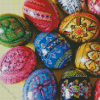 Colorful Ukrainian Egg Diamond Painting