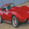 Cool 1975 Red Stingray Vet Diamond Painting