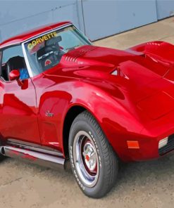 Cool 1975 Red Stingray Vet Diamond Painting