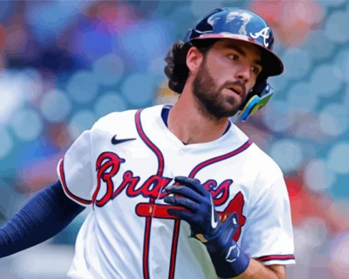 Dansby Swanson Player Diamond Painting