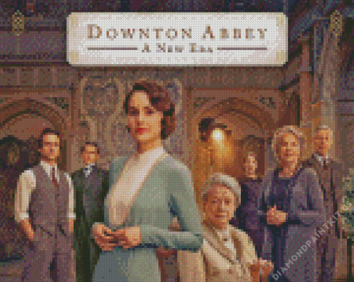 Downton Abbey Serie Poster Diamond Painting