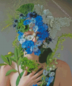 Floral Woman Diamond Painting