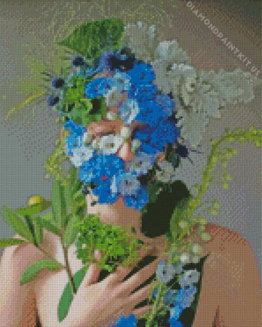 Floral Woman Diamond Painting