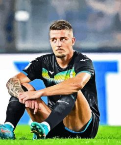 Footballer Sergej Milinkovic Savic Diamond Painting