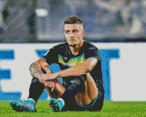 Footballer Sergej Milinkovic Savic Diamond Painting