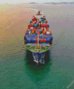 Freighter Ship Diamond Painting