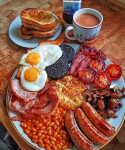 Full English Breakfast Diamond Painting