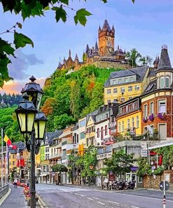 Germany Cochem Castle Diamond Painting