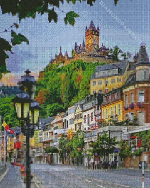 Germany Cochem Castle Diamond Painting