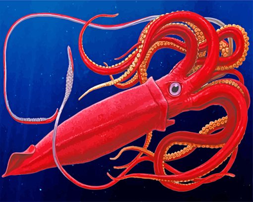 Giant Squid Diamond Painting