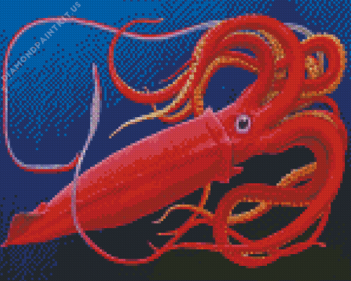 Giant Squid Diamond Painting