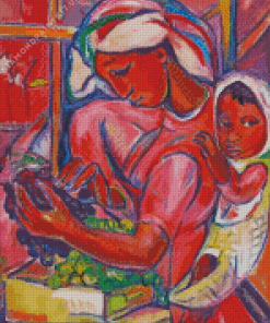 Grape Packer By Irma Stern Diamond Painting