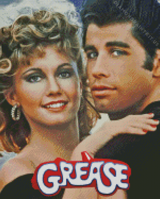 Grease Movie Poster Diamond Painting