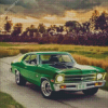 Green Vintage Nova Diamond Painting