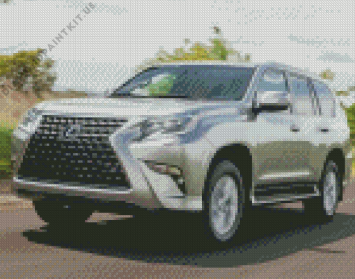 Grey Lexus GX Diamond Painting