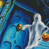 Halloween Ghost Art Diamond Painting