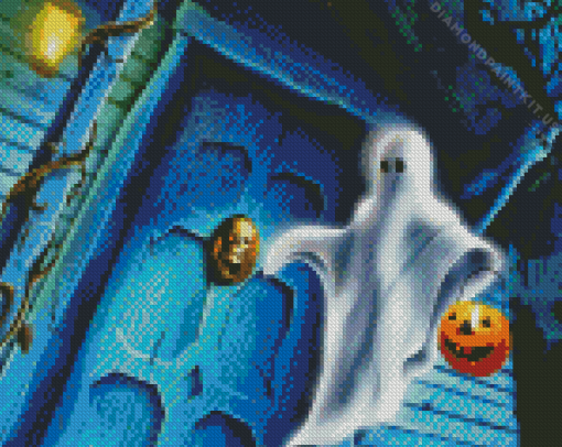 Halloween Ghost Art Diamond Painting