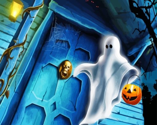 Halloween Ghost Art Diamond Painting