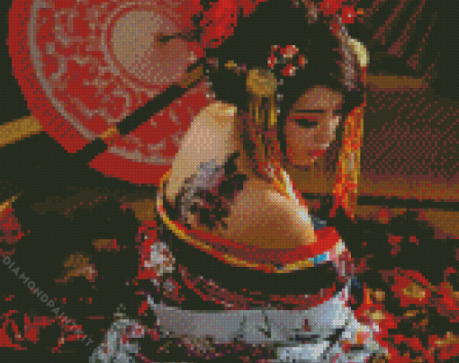 Japan Girl Diamond Painting