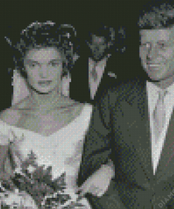 JFK And Jackie Wedding Diamond Painting